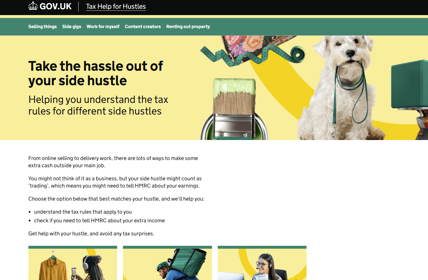 HMRC help for Hustle